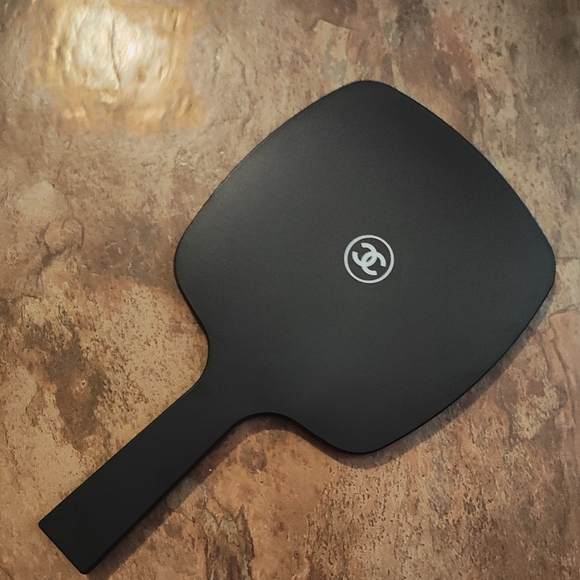 CHANEL Other - CHANEL Sleek Black Hand Mirror